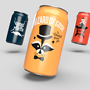 Bandit Brewery labels 2018. Design gráfico, Ilustração tradicional, e Packaging projeto de Aurélien Vervaeke - 17.09.2019