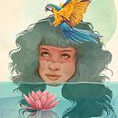 Mi Proyecto del curso: Técnicas de ilustración con acuarela digital. Un projet de Illustration numérique de Patricia Nagashiro - 13.09.2019