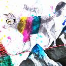 Animalised selfportrait (for Illustration Techniques to Unlock your Creativity course) . % Carin Van Der Kooi tarafından hazırlanan Geleneksel illüstras, Ve on projesi - 09.16.2019