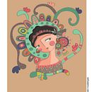 Novo projeto - Ilustração de coleção de meninas com flores.. Ilustração tradicional e Ilustração digital projeto de Sonia Machado - 16.09.2019