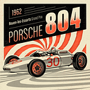 PORSCHE 804. Un proyecto de Diseño gráfico, Marketing para Facebook e Ilustración tradicional de Charles Miranda - 24.08.2019