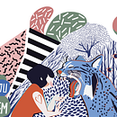 BE YOU NOT THEM.. Un proyecto de Arte urbano, Bocetado, Creatividad, Diseño, Ilustración digital y Pintura acrílica de Carmen Vázquez - 15.07.2019