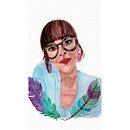 Mi Proyecto del curso: Retrato ilustrado en acuarela Ein Projekt aus dem Bereich Traditionelle Illustration und Aquarellmalerei von natalia_90s - 19.09.2019