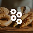 Bee's Bagels: Handrolled Sourdough Bagels <3  . Desain Grafis proyek oleh mara_kosac - 09.21.2019