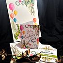 Este es mi proyecto final, tarjeta de cumpleaños con sobre. Traditional illustration project by Diego Contreras - 09.22.2019