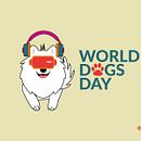 world Dog Day . Creativit, and Graphic Design project by Carla Moratillo - 08.26.2019