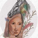 Mi Proyecto del curso: Retrato ilustrado en acuarela Ein Projekt aus dem Bereich Aquarellmalerei von Catalina Lopez Ruvalcaba - 23.09.2019