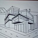 Casas en Perspectiva . Un proyecto de Arquitectura, Dibujo, Dibujo a lápiz, Dibujo realista, Ilustración tradicional e Ilustración infantil de valdivia.delarocha.laura - 25.09.2019