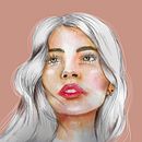 Belive. Artistic Drawing, Portrait Drawing, Realistic Drawing, Traditional illustration, Digital Illustration, and Watercolor Painting project by Nayibe Gómez Pérez - 09.27.2019