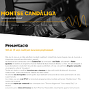 Desarrollo de Web Profesional - Montse Candàliga. Un proyecto de Desarrollo Web de Pol Forns Montaner - 01.05.2018