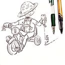 Inktober 2019. Traditional illustration & Instagram project by Jordi Inglada Ill - 10.01.2019