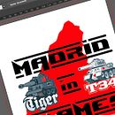Logotipo Madrid in Flames. Logo Design, and Graphic Design project by Alberto Marijuan Pascual - 10.03.2019