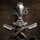VOGA Barbershop. Un proyecto de Ilustración digital de rickartist - 29.01.2019