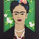**FRIDA**. Un proyecto de 3D, Artesanía, Diseño de personajes y Papercraft de Laura Abad - 07.10.2019