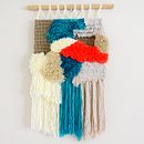  Introducción al latch hooking y locker hooking. Artesanato projeto de Nidia Estrada - 07.10.2019