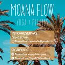 Moana Flow Yoga & Pilates. Poster Design, Graphic Design, Br, ing, Identit, Creativit, Facebook Marketing, and Digital Marketing project by Aida Antequera Tarrasó - 10.11.2019
