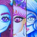 Serie de Ilustraciones "Chicas Dark" Parte I . Un progetto di Disegno, Disegno artistico, Character design e Illustrazione tradizionale di Angelica Fuenmayor - 13.10.2019