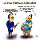 Mi Proyecto del curso: ¿Solución para Cataluña?. Comic, Creativit, Drawing, Digital Illustration, and Social Media project by Toni Vizcaíno - 10.15.2019
