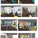 Coworking. Architecture project by Julia Schiavo - 04.23.2018