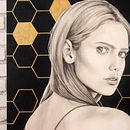 Exposición Piel de madera. Un projet de Beaux Arts, Dessin au cra, on, Dessin artistique, Dessin de portrait , et Dessin réaliste de Débora Aguelo - 29.10.2019
