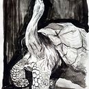 InktoberDomestika  . % Jiram Gómez tarafından hazırlanan Çizim, Sanatsal Çizim, Geleneksel illüstras, Ve on projesi - 10.31.2019