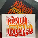 Proyecto Serigrafía en papel. Serigrafia projeto de Gera Garrido - 03.11.2019