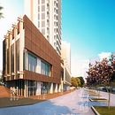 MAZAYA OFFICE TOWER. 3D, Architecture, and Design project by MOHAMMAD ABBAS - 06.16.2016