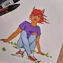 Mi Proyecto del curso: Técnicas de ilustración para desbloquear tu creatividad . % Pilar A.C. tarafından hazırlanan Çizim projesi - 11.05.2019