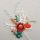 Mi Proyecto del curso: Técnicas avanzadas de bordado: puntadas y composiciones con volumen. Embroider project by Griselda Gomez - 11.08.2019