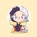 Villanos en un estilo muy Cute. Ilustração tradicional, Ilustração digital e Ilustração infantil projeto de Marcela Londono - 08.11.2019