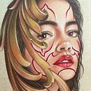 Mi Proyecto del curso: Ilustración con pastel y lápices de colores Ein Projekt aus dem Bereich Zeichnung, Artistische Zeichnung, Porträtzeichnung und Traditionelle Illustration von Julian Sánchez Villada - 10.11.2019