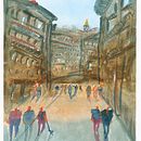 Mi Proyecto del curso: Paisajes urbanos en acuarela. Projekt z dziedziny Trad, c i jna ilustracja użytkownika Pablo Salgado - 14.11.2019