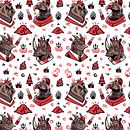 PATTERN DESIGN - ANIMALS. Un progetto di Belle arti, Bozzetti, Arte concettuale, Creatività, Disegno, Direzione artistica, Design, Character design, Graphic design, Illustrazione tradizionale, Illustrazione digitale e Pattern design di sebastian perez villa - 13.11.2019
