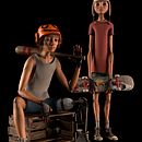 Uno de mis proyectos. Un proyecto de Diseño 3D, Diseño de personajes y Diseño de personajes 3D de Jazmín Seguí de la Guerra - 14.08.2019