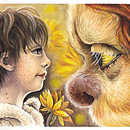 I love you so... I'll eat you up!. Un projet de Conception de personnages, Illustration traditionnelle, Illustration jeunesse , et Aquarelle de Verónica Fernández Millos - 15.11.2019