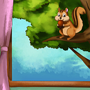 Ilustración para cuentos infantiles: Historia de una ardilla que se llamaba Oscarito, Manolito y su portal del tiempo. Projekt z dziedziny Ilustracje dla dzieci użytkownika Kenji Chavez - 20.04.2019