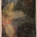 Night sky Ein Projekt aus dem Bereich Aquarellmalerei von Marco Bar Goria - 18.11.2019
