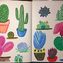 Mi Proyecto del curso: Técnicas de ilustración para desbloquear tu https://www.instagram.com/tv/By_oU1ojgRw/. Traditional illustration project by Nuria Rodriguez - 11.19.2019