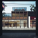 Uso mixto. Un proyecto de 3D, Arquitectura, Arquitectura digital, Creatividad, Diseño y Diseño 3D de Adrián Galindo González - 04.06.2019