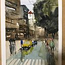 Mi Proyecto del curso: Paisajes urbanos en acuarela. Ilustração tradicional projeto de Dita Carbone - 20.11.2019