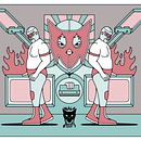 Calendario 2020 - Mala Suerte Print. Un progetto di Illustrazione tradizionale e Serigrafia di Nelson Saucedo - 05.12.2019