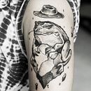 SAPO Ilustración y tatuaje Blackwork . Drawing, Design, Tattoo Design, and Traditional illustration project by Andrés Doria - 11.25.2019