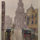 Mi Proyecto del curso: Paisajes urbanos en acuarela. Watercolor Painting project by Emilio Castelló Ambou - 11.26.2019