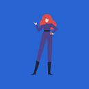 My Course Project: Vector animation frame-by-frame style with After Effects. Projekt z dziedziny  Animacja, Animacje 2D i Animacja postaci użytkownika Nazmul Partho - 01.12.2019
