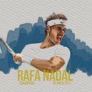 Rafa Nadal. Un projet de Dessin, Dessin au cra, on, Dessin artistique, Dessin de portrait, Dessin réaliste, Design , Illustration traditionnelle, Illustration numérique et Illustration vectorielle de Jose Carmona - 01.09.2017