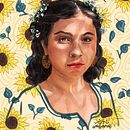 Silvana Estrada Ilustración.. Projekt z dziedziny Trad, c, jna ilustracja, Ilustracja c i frowa użytkownika Verónica Sánchez - 01.12.2019