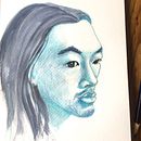 Male, mixed technic. Un projet de Aquarelle de inga_e - 02.12.2019