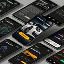 Supercars UI Design Ein Projekt aus dem Bereich Design, Grafikdesign, Interaktives Design und Webdesign von Alex Fernandez Santos - 03.12.2019