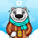 Polar Bear. Character Design, Traditional illustration, and Digital Illustration project by mrm_lab - 12.06.2019