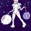 Candy girl. Een project van  Concept art van Blanca Moraleda Hernandez - 06.12.2019
